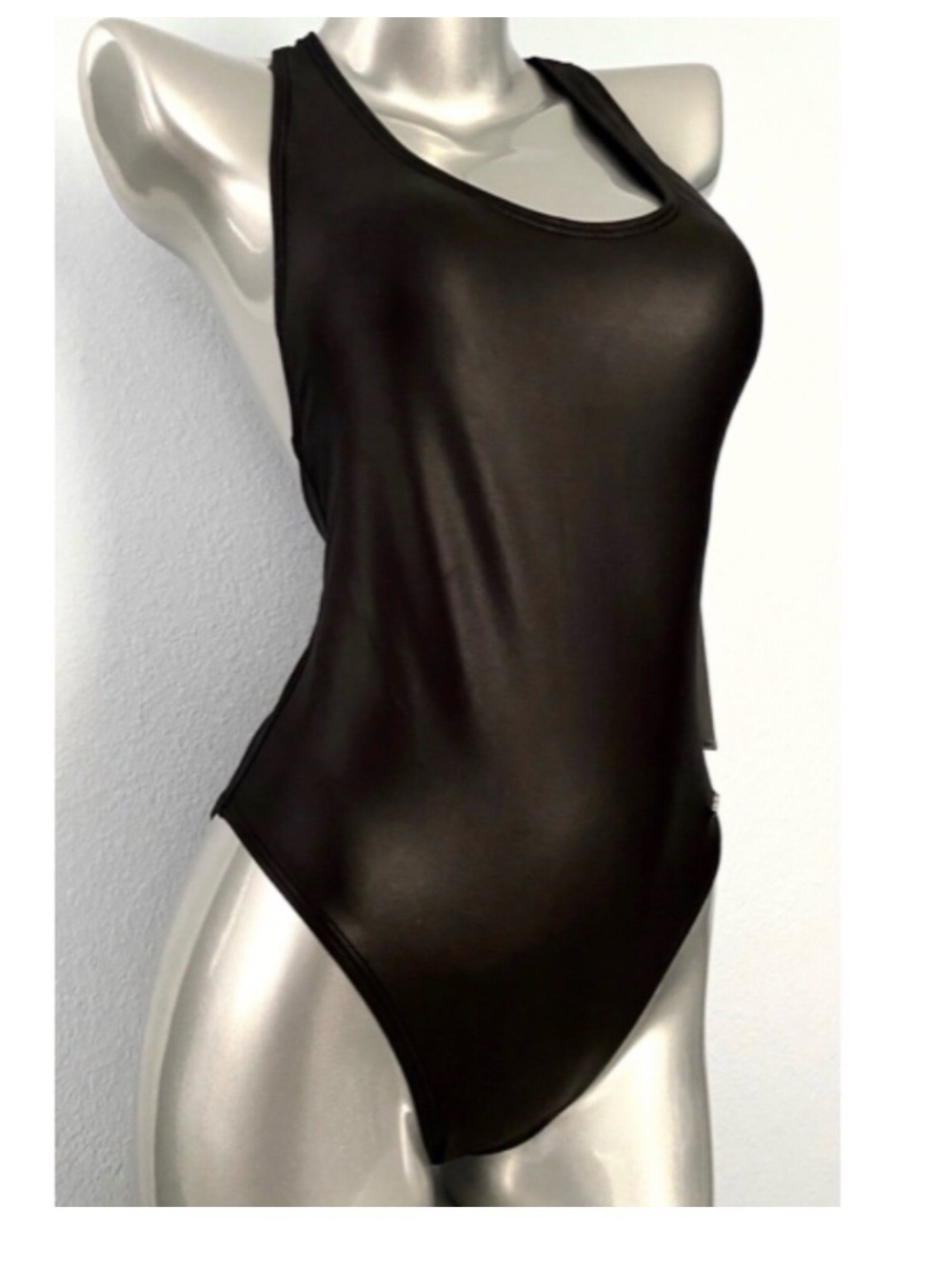 NWT - Calvin Klein Black Scoop Back One Piece